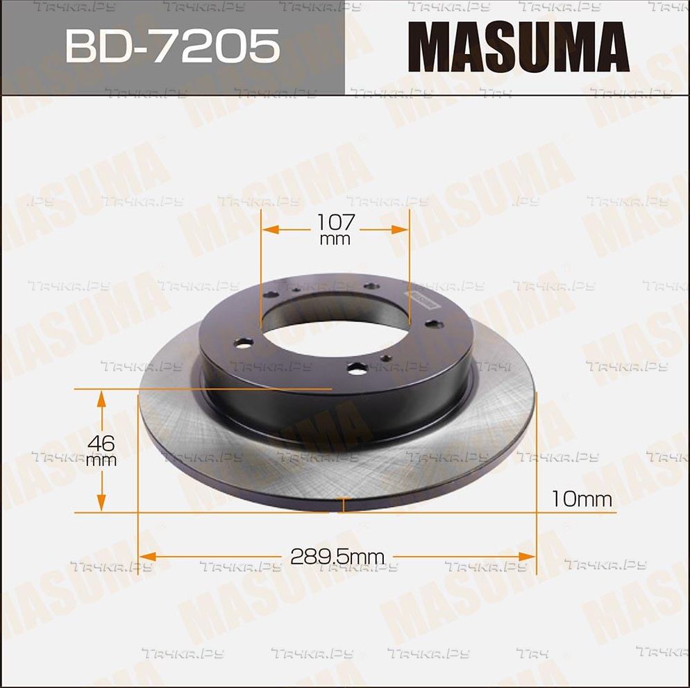 Тормозной диск Masuma. Артикул BD-7205
