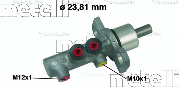 Тормозной цилиндр главный Metelli для Porsche 911 V (996) 1997-2005. Артикул 05-0491