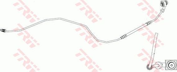 Тормозной шланг TRW для Audi TT I (8N) 1998-2006. Артикул PHD1161
