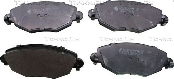 Тормозные колодки Denckermann передние для Ford Mondeo III 2000-2007. Артикул B110202