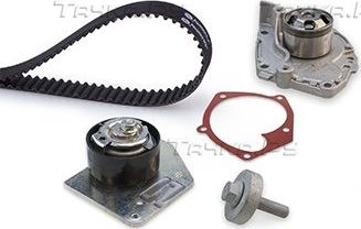 Помпа (водяной насос) с комплектом ремня ГРМ Gates PowerGrip® для Renault Megane IV 2010-2015. Артикул KP15654XS