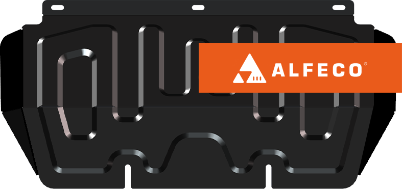 Защита Alfeco для радиатора Changan Hunter Plus 2023-2026. Артикул ALF.57.17