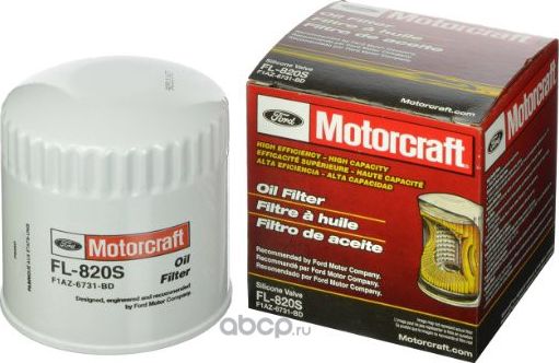 Filter Oil = Резьба - M22x1.5 = внешний диаметр - 93mm x Высота - 97-101mm x Диа (Motorcraft). Артикул FL820S