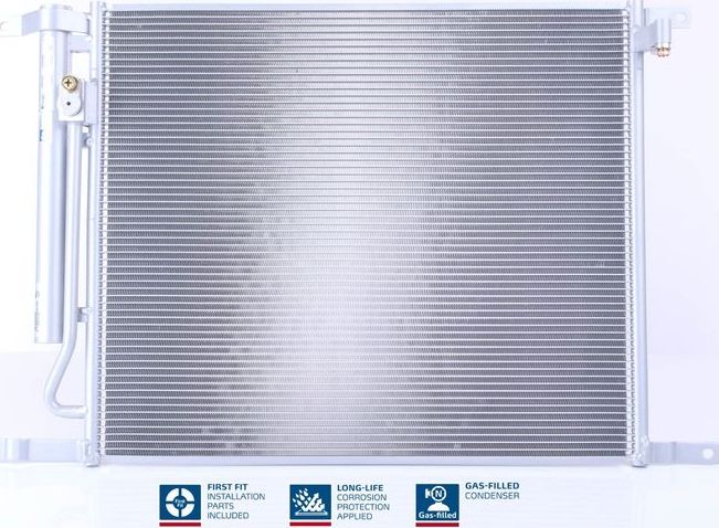 Радиатор кондиционера (конденсатор) Nissens (алюминий). Артикул 940335