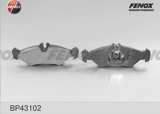 Тормозные колодки Fenox. Артикул BP43102