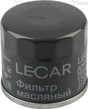 Фильтр масляный ДВС Nissan/Ford/Honda/Hyundai/Kia/Mazda/Renault (бензин/LS301/LS (Lecar). Артикул LECAR000110201