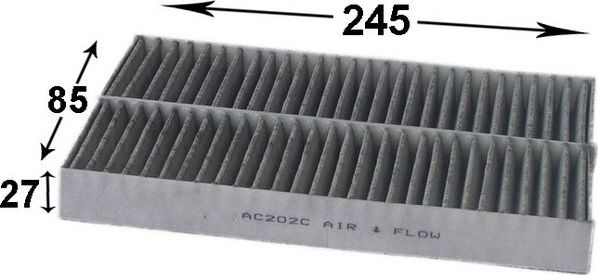 Салонный фильтр JS Asakashi. Артикул AC202C