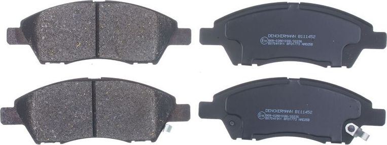 Тормозные колодки Denckermann. Артикул B111452