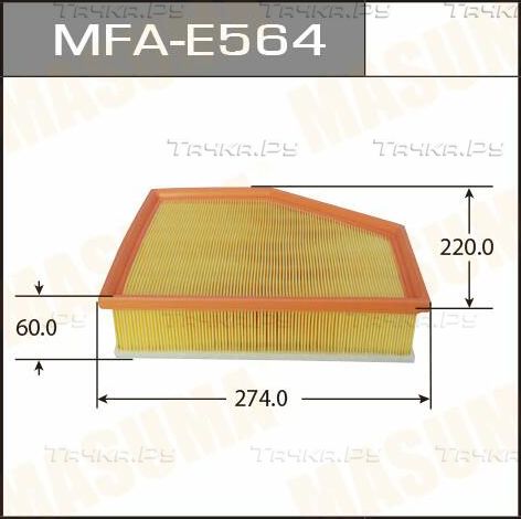 Воздушный фильтр Masuma. Артикул MFA-E564