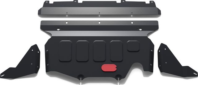 Защита АвтоБроня для картера (увеличенная) Subaru Forester V 4WD 2018-2026. Артикул 111.05439.1