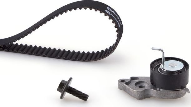 Ремень ГРМ с роликами (комплект) Gates PowerGrip® для Mazda 121 III 1997-1998. Артикул K055433XS