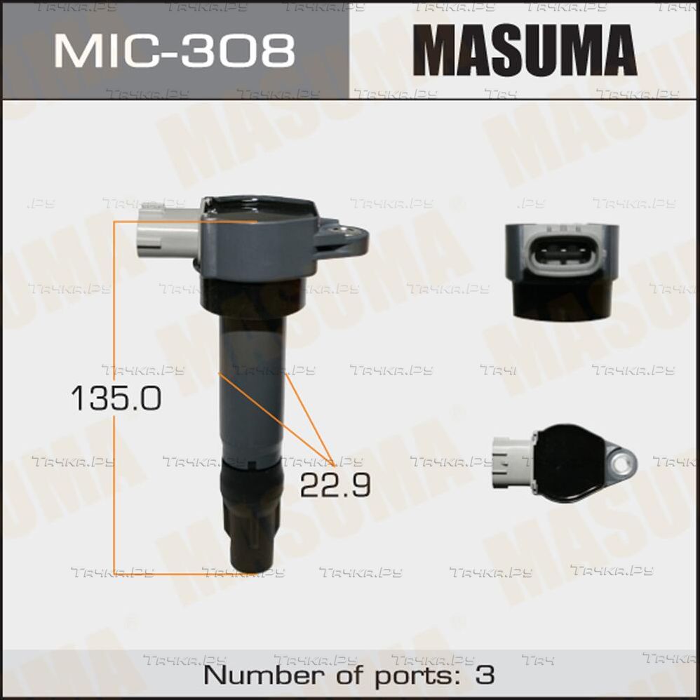 Катушка зажигания Masuma для Mitsubishi ASX I 2010-2026. Артикул MIC-308