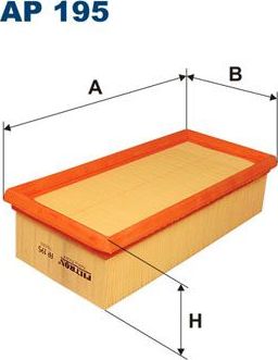 Воздушный фильтр Filtron для Smart Forfour I (W454) 2004-2006. Артикул AP 195