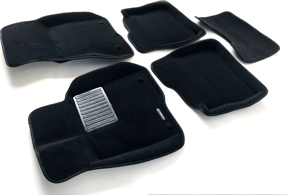 Коврики текстильные Euromat 3D Business для салона Mercedes-Benz S-Class W221 длинная база 2010-2013. Артикул EMC3D-003504