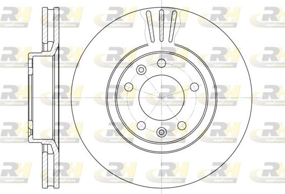 Тормозной диск RoadHouse передний для Citroen XM I 1989-1994. Артикул 6307.10