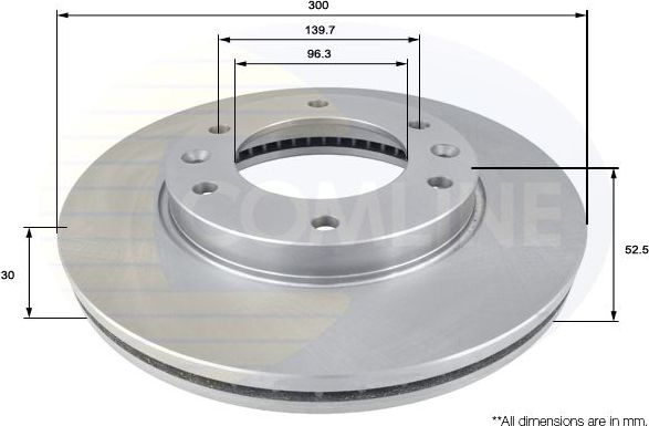 Тормозной диск Comline COATED. Артикул ADC2414V