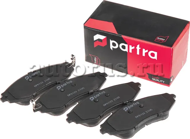 Колодки тормозные дисковые | перед прав/лев | (Partra). Артикул BP6123