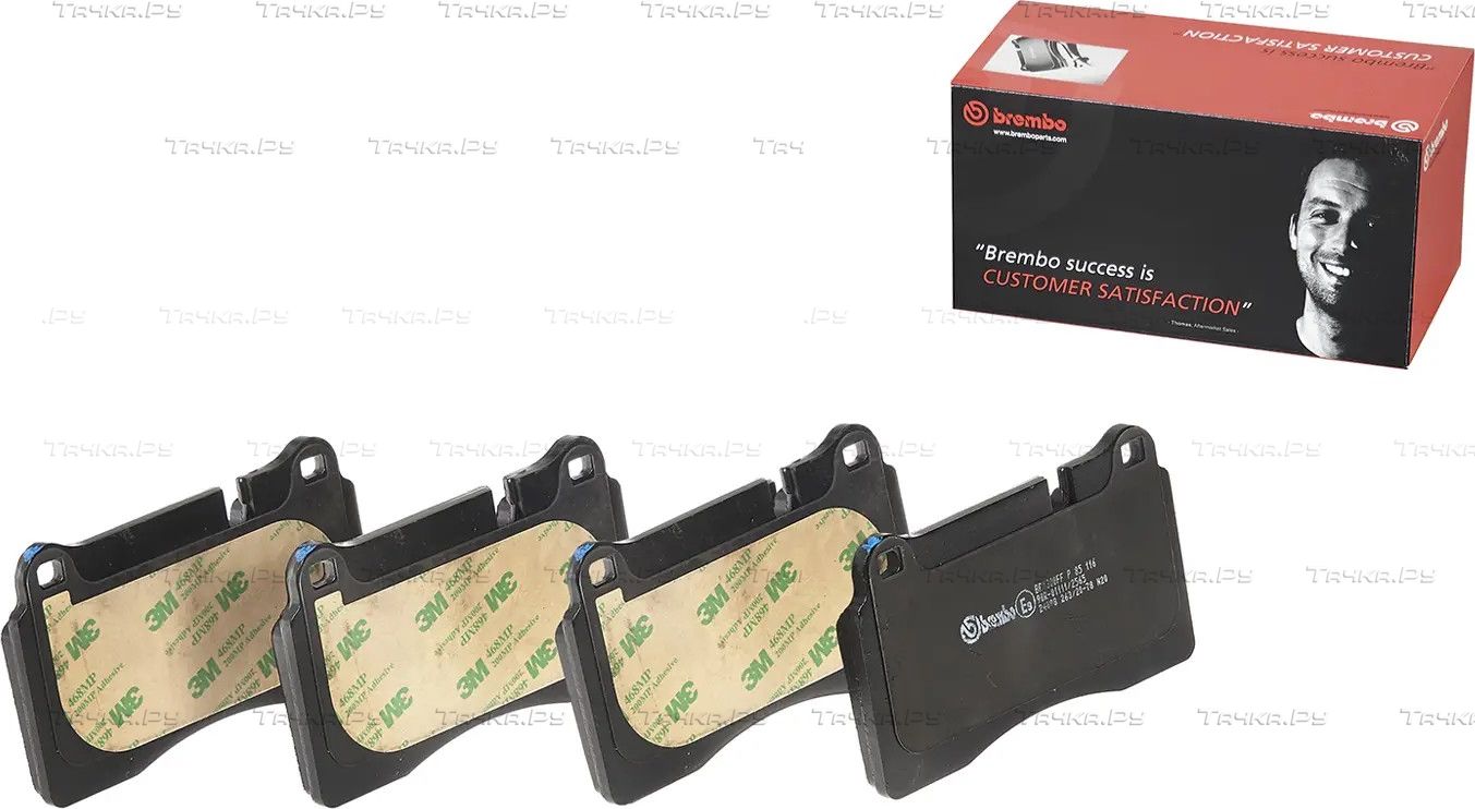 Тормозные колодки Brembo PRIME LINE передние для Ferrari 612 2004-2011. Артикул P 85 116