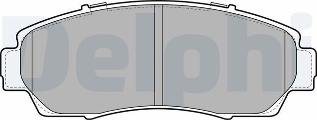 Тормозные колодки Delphi (Low-Metallic). Артикул LP2046