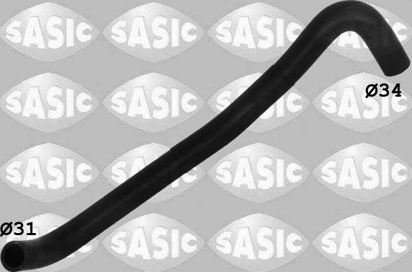 Патрубок радиатора (системы охлаждения) Sasic левый нижний для Renault Kangoo II 2008-2026. Артикул 3404145
