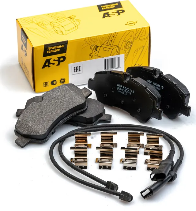 Задние тормозные колодки для а/м Ford Transit/Tourneo Custom/Opel Mokka (ASP). Артикул K020113