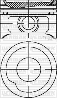Поршень Yenmak для Opel Corsa B 1993-2000. Артикул 31-03819-050