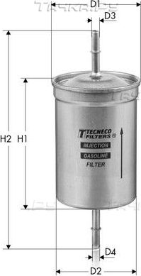 Топливный фильтр  Tecneco Filters для Citroen Jumpy I 1995-2000. Артикул IN88