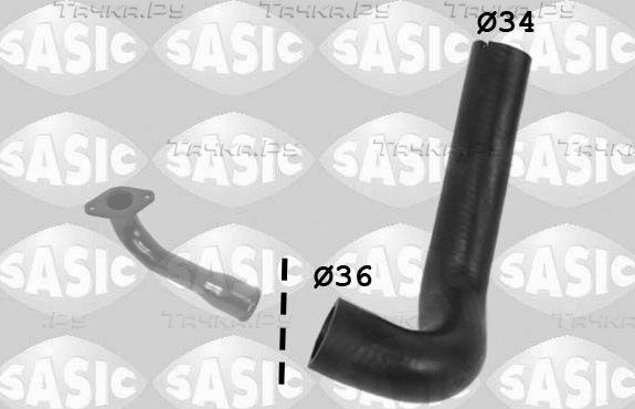 Патрубок интеркулера Sasic для Fiat Punto III Punto Evo 2009-2012. Артикул 3336269