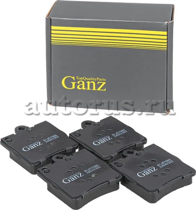 Колодки задние (Ganz). Артикул GIJ07085