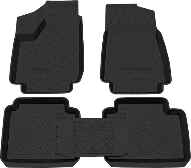 Коврики Rezkon резиновые (премиум) для салона Lada 21214 4х4 2009-2026. Артикул 1039035100