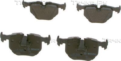 Тормозные колодки Bosch (Low-Metallic) задние для BMW 3 IV (E46) 1999-2006. Артикул 0 986 494 006