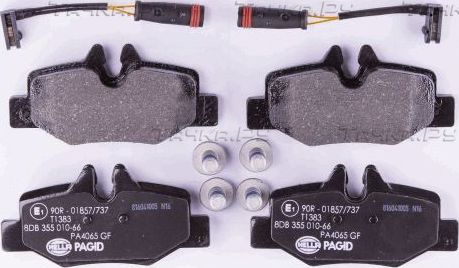 Тормозные колодки Hella. Артикул 8DB 355 010-661