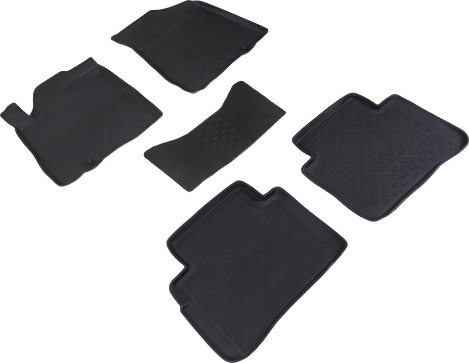 Коврики резиновые Seintex с высоким бортиком для салона Nissan Teana J32 2008-2014. Артикул 81921