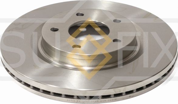 Диск тормозной передний правый/левый NISSAN JUKE F15 2010-2014/NISSAN TIIDA 2014 (Sufix). Артикул FX1441