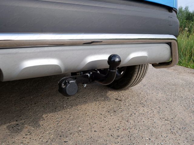 Фаркоп ТСС оцинкованный для Renault Kaptur 2016-2022. Артикул TCU00019