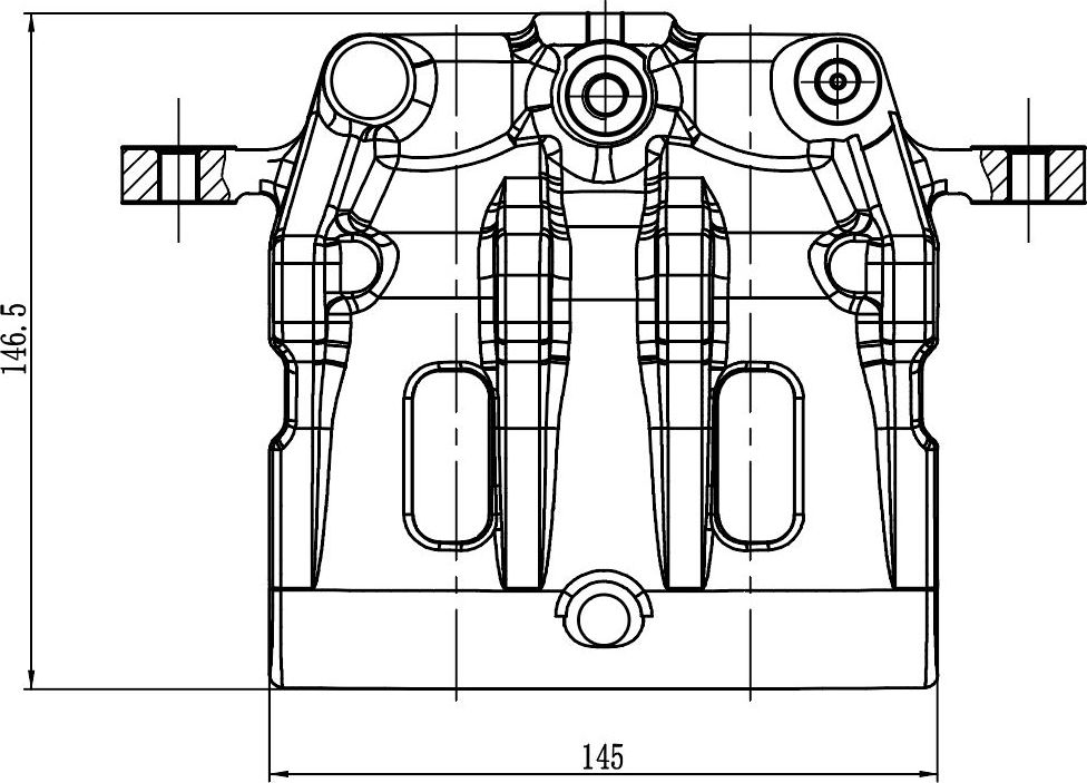 Тормозной суппорт Trialli. Артикул CF 206101