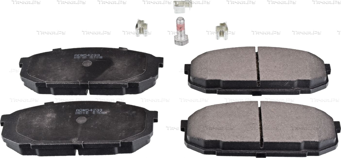 Тормозные колодки Blue Print передние для Mazda 323 IV (BG) 1989-1994. Артикул ADM54233