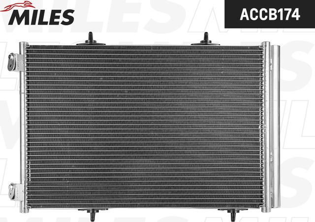 Радиатор кондиционера (конденсатор) Miles (алюминий). Артикул ACCB174