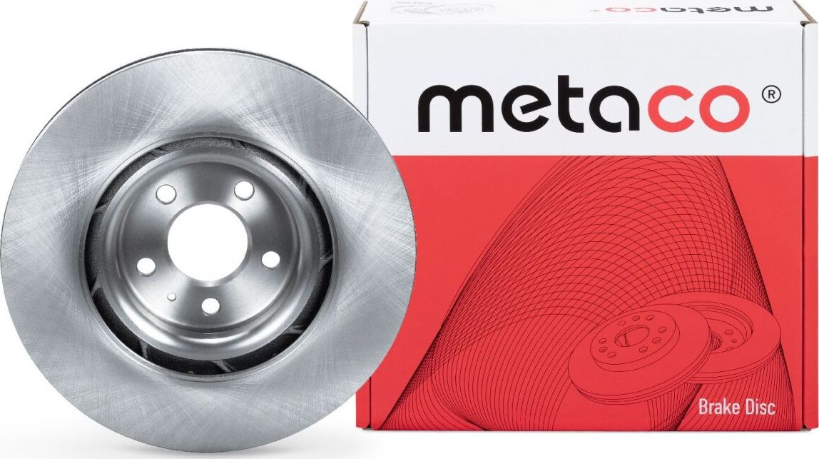 Диск тормозной передний вентилируемый (Metaco). Артикул 3050360
