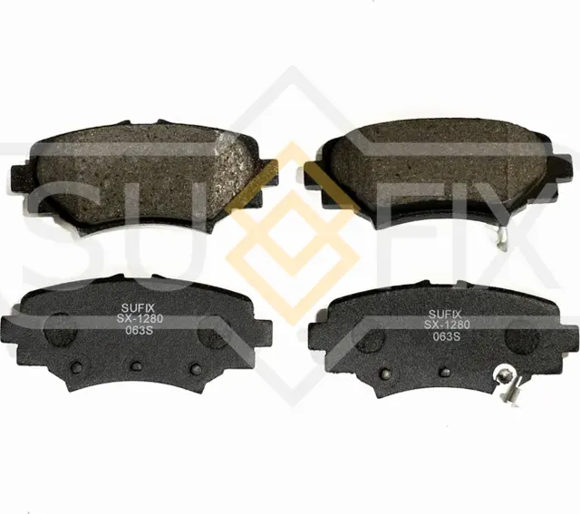 Колодки тормозные дисковые задние правые/левые MAZDA 3/AXELA (BM, BN) 2013 (Sufix). Артикул SX1280