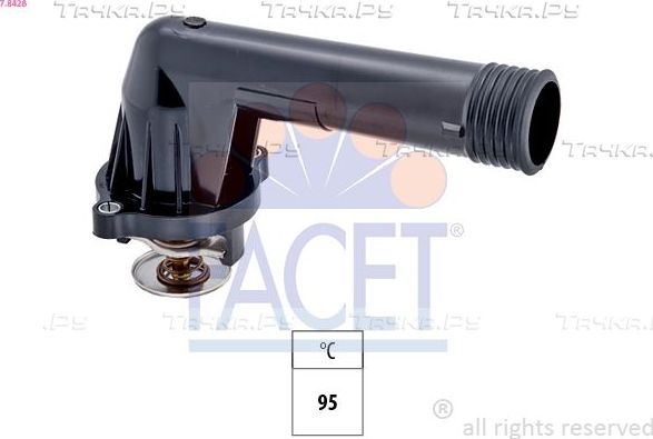 Термостат Facet Made in Italy - OE Equivalent для BMW 5 III (E34) 1994-1996. Артикул 7.8428