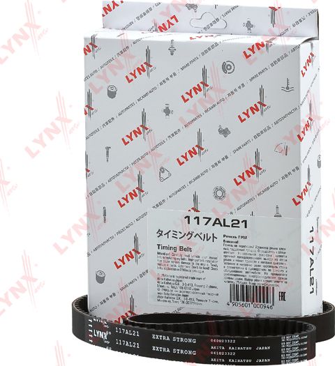 Ремень ГРМ LYNXauto. Артикул 117AL21