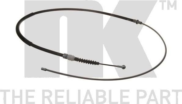 Трос ручника (тросик ручного тормоза) NK правый/левый для Volkswagen Jetta VI 2010-2014. Артикул 9047145