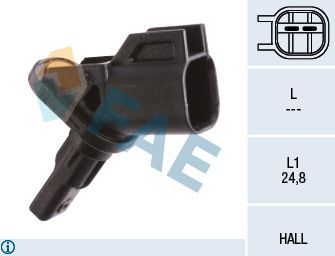 Датчик ABS FAE передний для Mazda 3 I (BK) 2003-2009. Артикул 78180