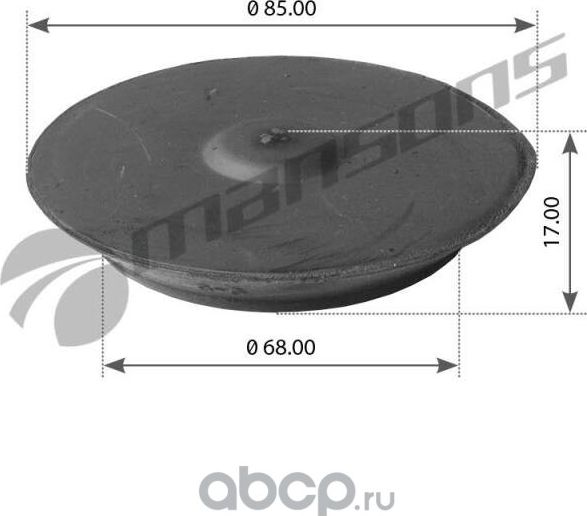 Отбойник DAF RENAULT рессоры передней MANSONS. Артикул 200000