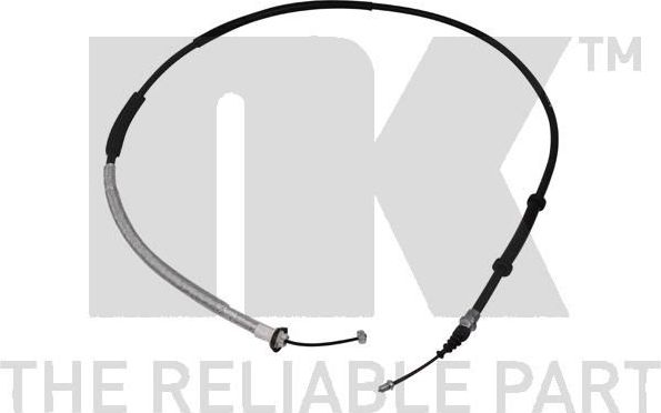 Трос ручника (тросик ручного тормоза) NK левый для Fiat Bravo II 2006-2014. Артикул 9023144