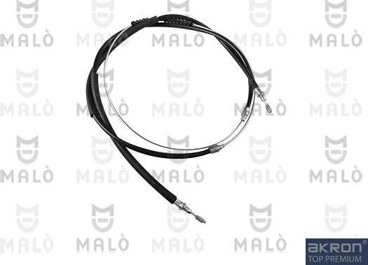 Трос ручника (тросик ручного тормоза) Malò. Артикул 26352