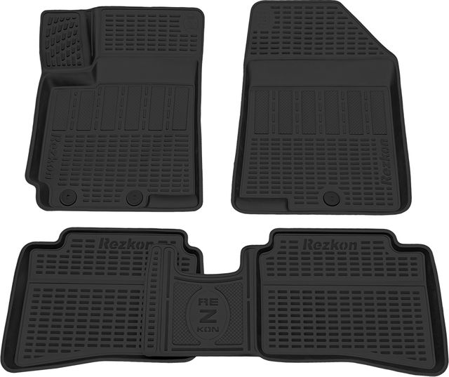 Коврики полиуретановый Rezkon для салона Kia Rio III 2011-2017. Артикул 0521020200