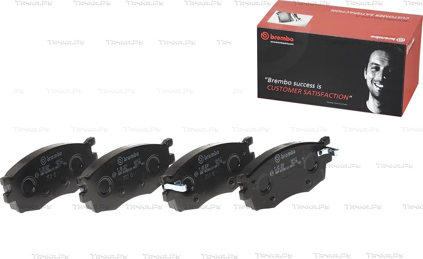 Тормозные колодки Brembo передние для Hyundai Accent III 2005-2010. Артикул P 30 026