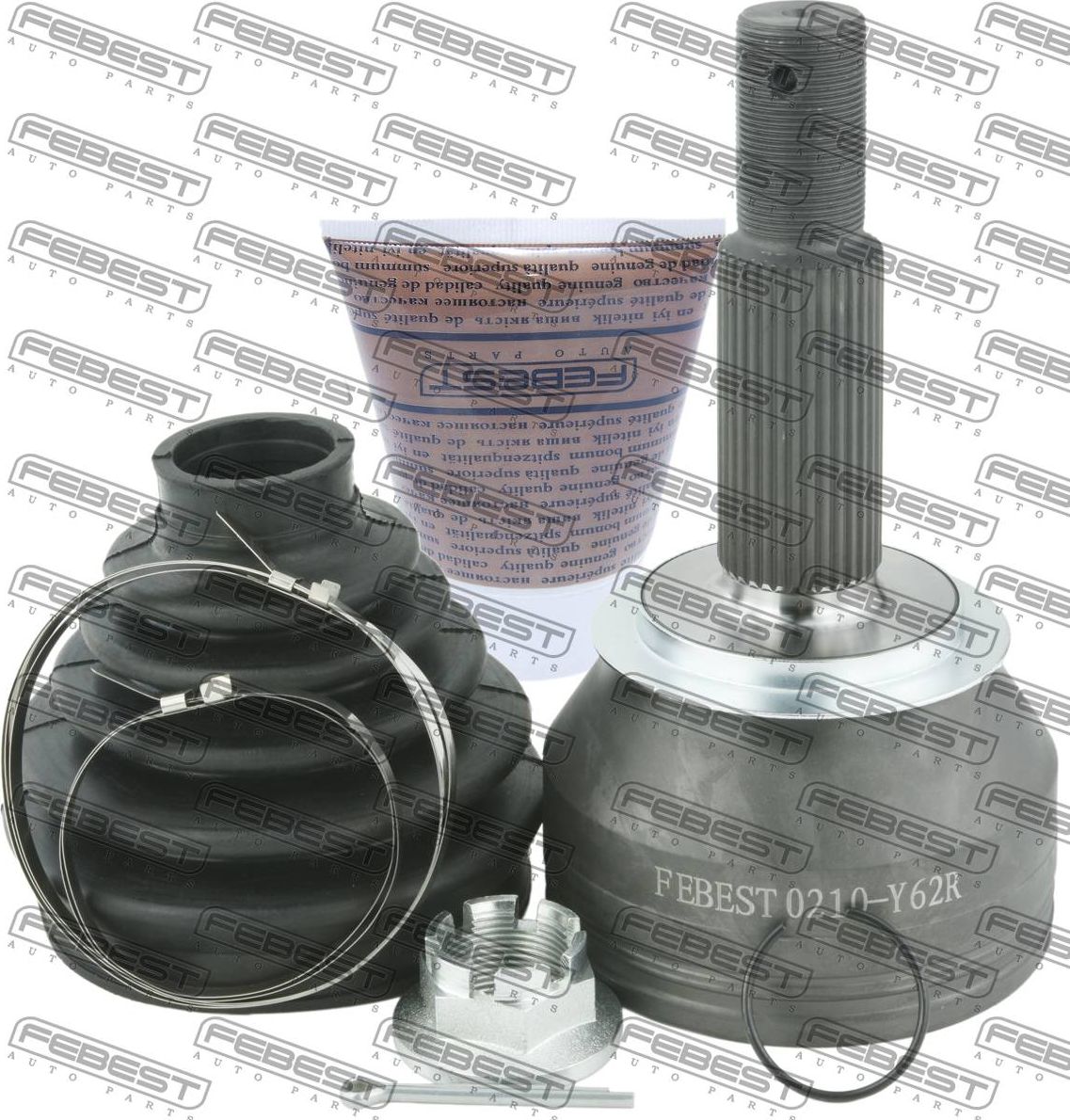 Шрус наружный (граната) Febest. Артикул 0210-Y62R
